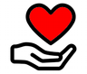 giving hand+heart