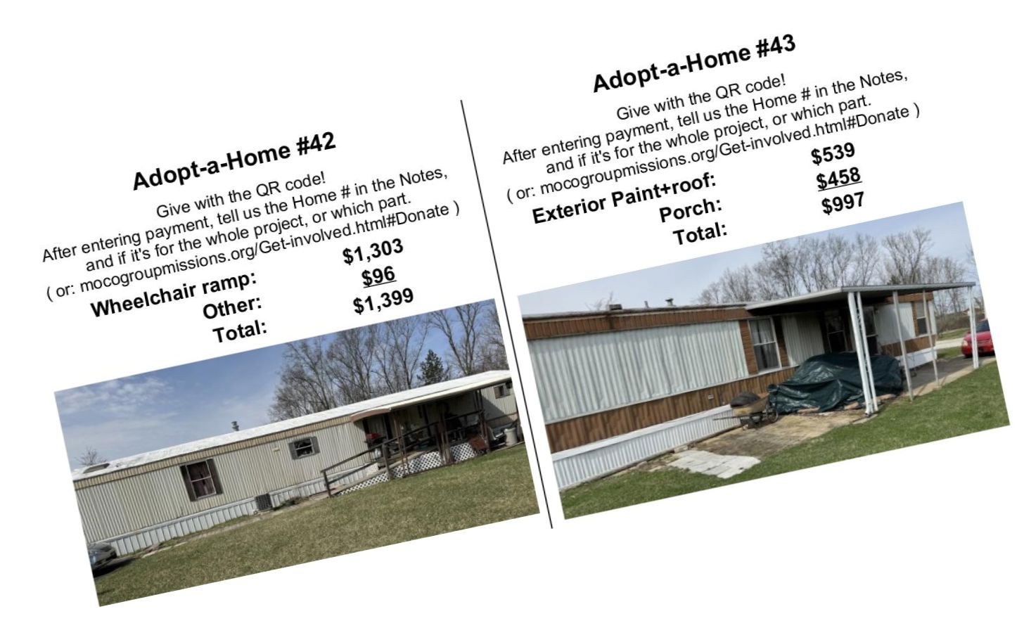 a couple homes